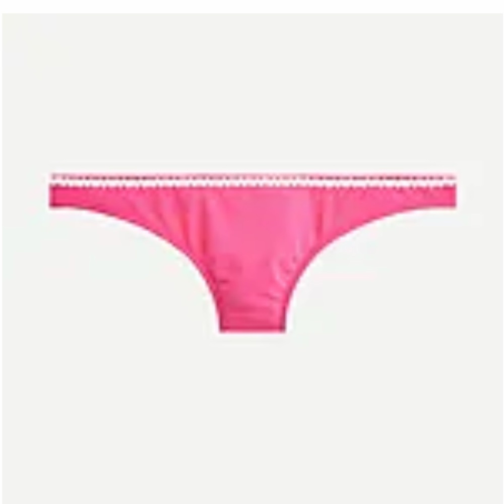J.Crew Lowrider bikini bottom with rickrack